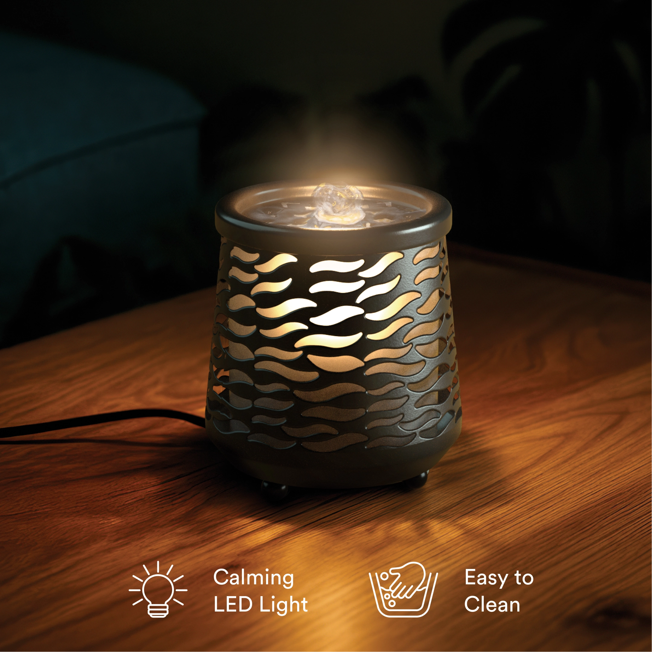 Homedics Indoor Relaxation Fountain with Light & Sound - Image 5