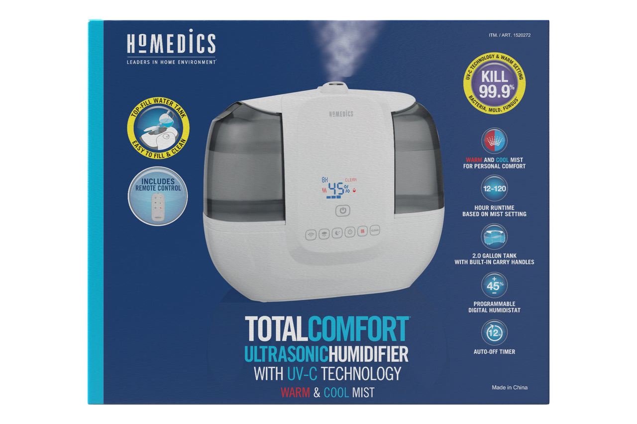 TotalComfort® Ultrasonic Humidifier with UV-C Technology and Remote Control - Image 7