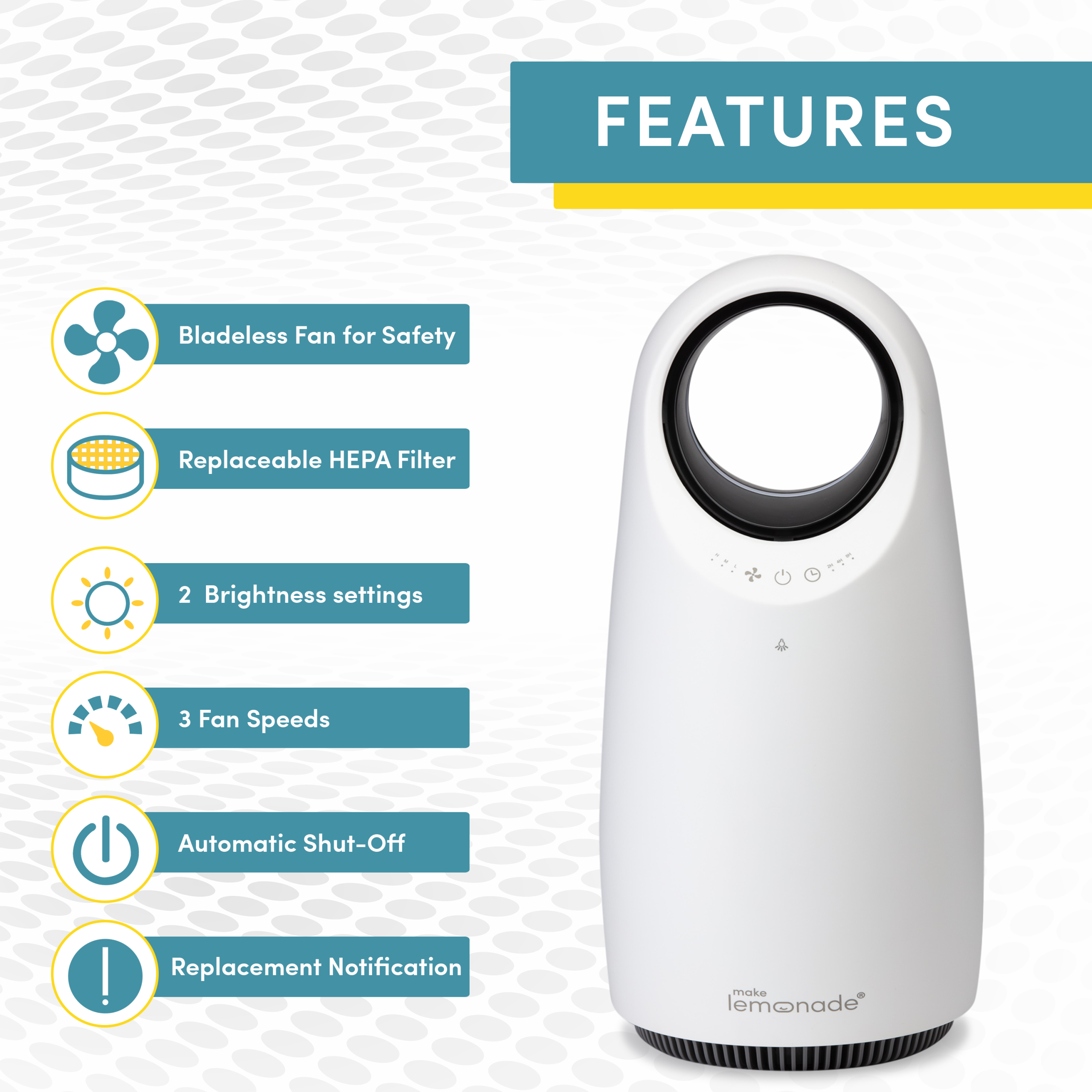Make Lemonade Halo Air Purifier - Image 2