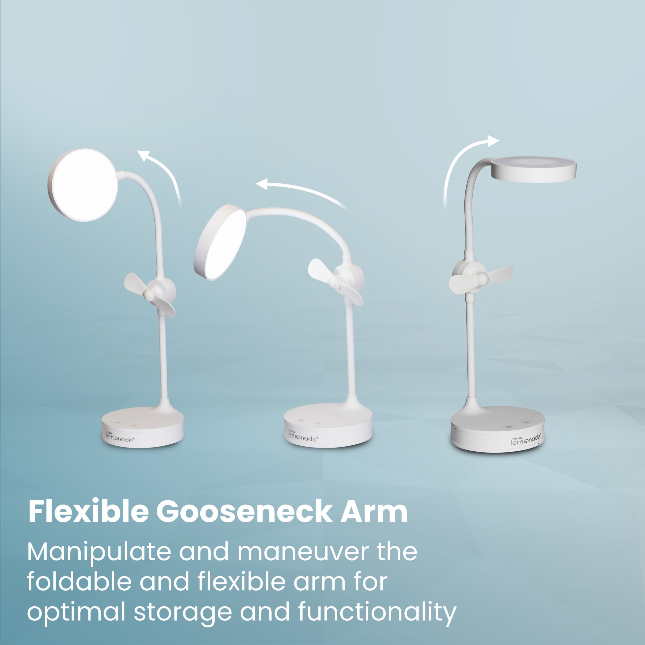 Make Lemonade Desk Lamp Fan - Image 2