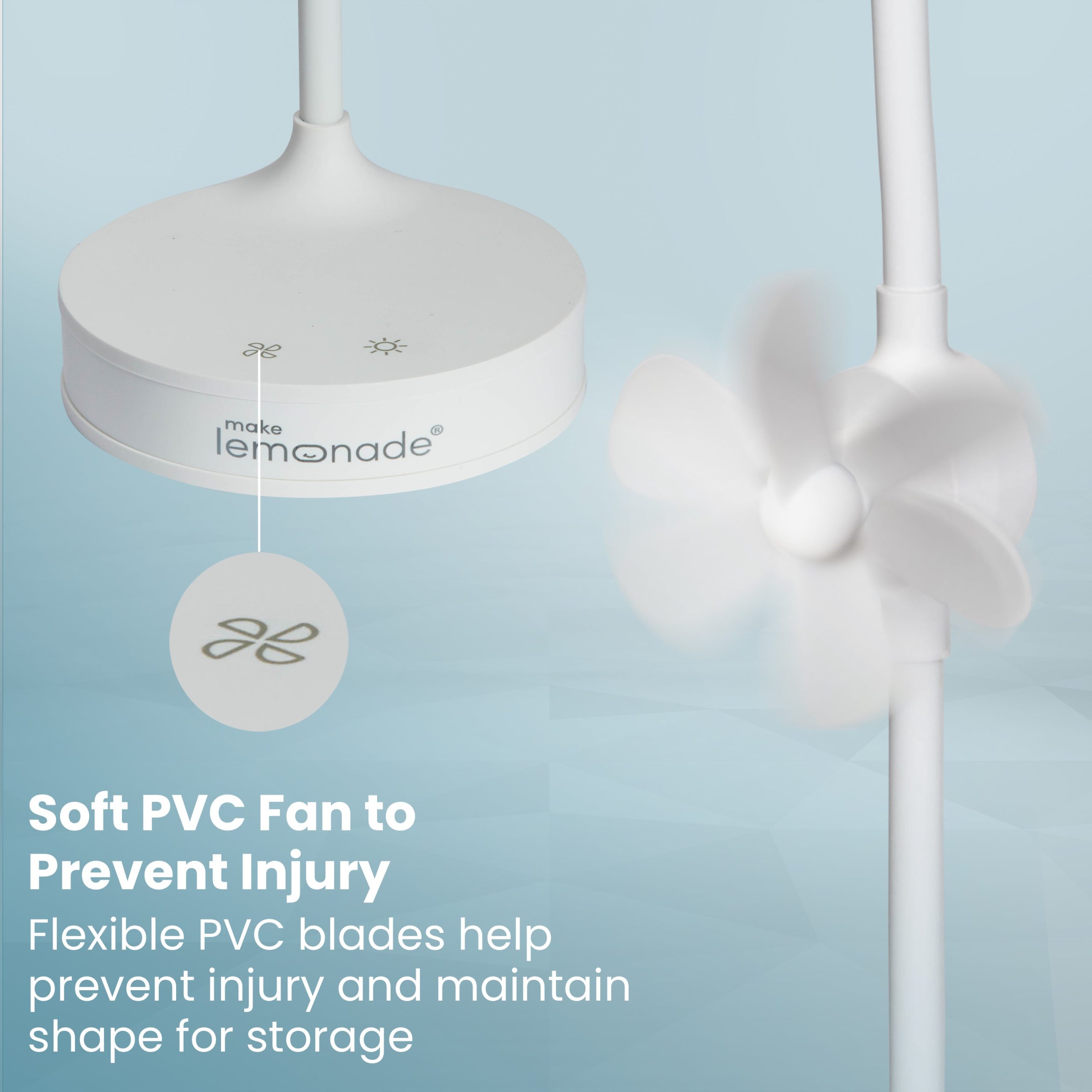 Make Lemonade Desk Lamp Fan - Image 3