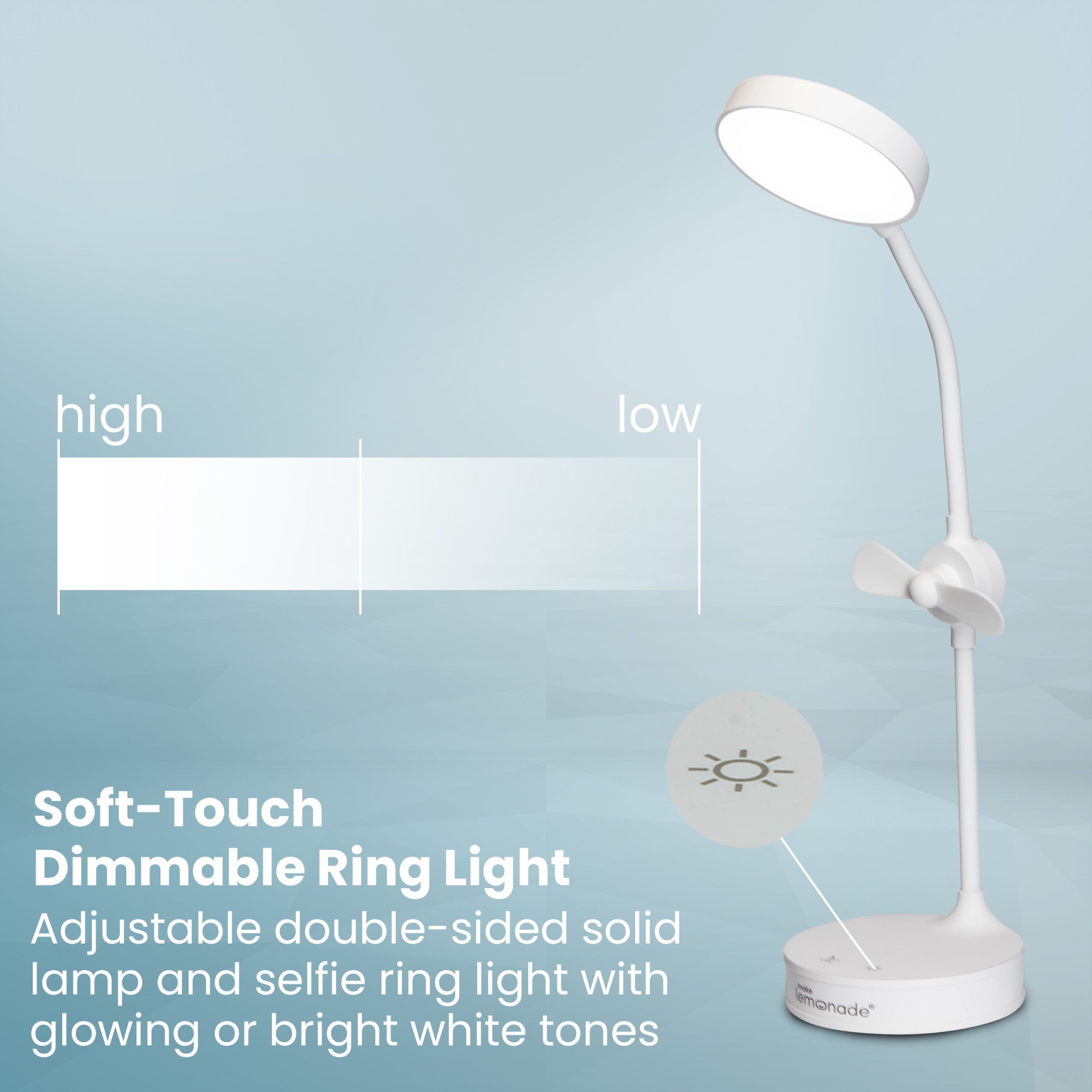 Make Lemonade Desk Lamp Fan - Image 4