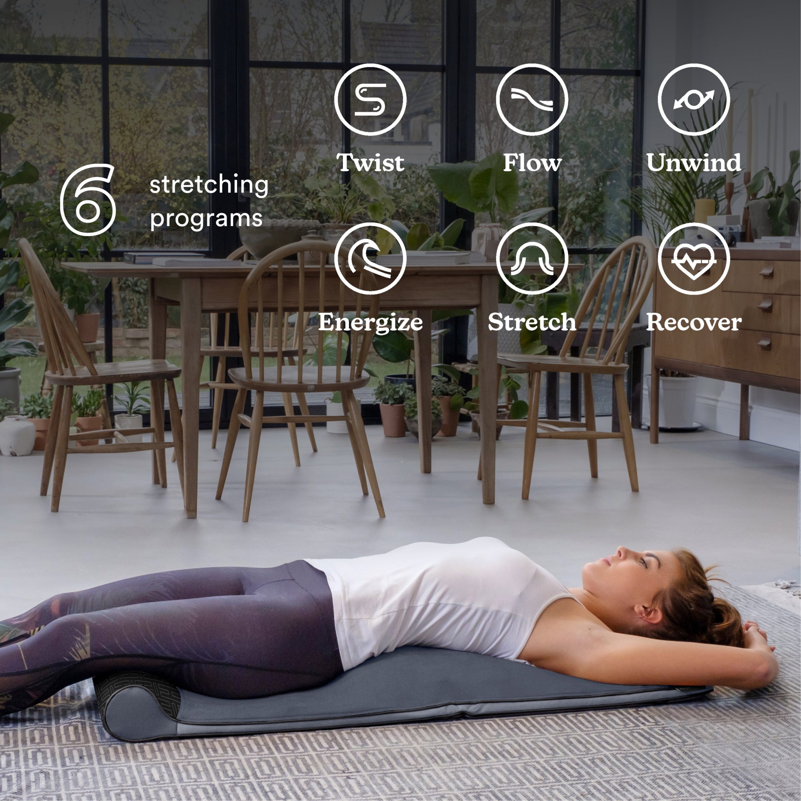 Body Flex Back Stretching Mat with Heat - Image 6