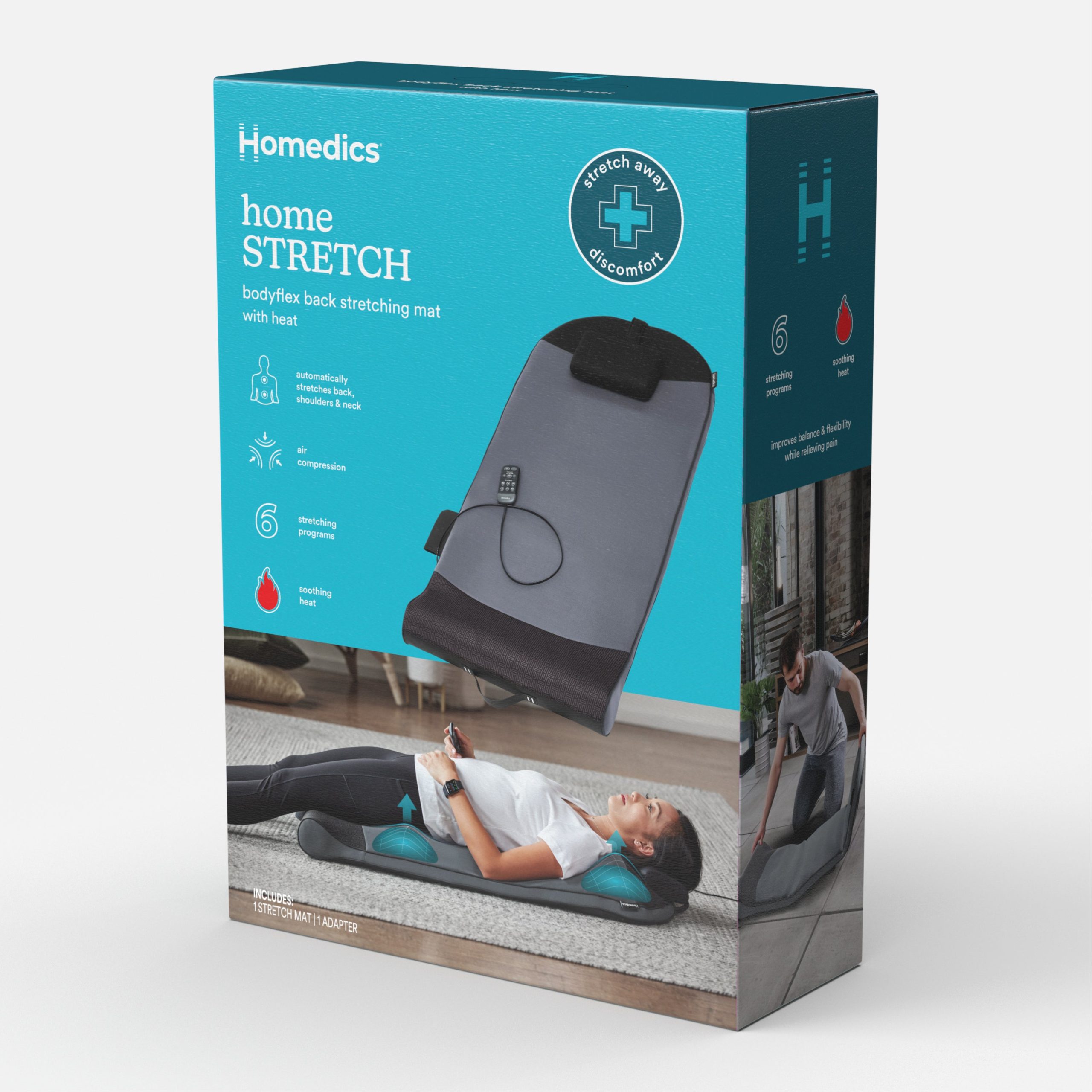 Body Flex Back Stretching Mat with Heat - Image 9