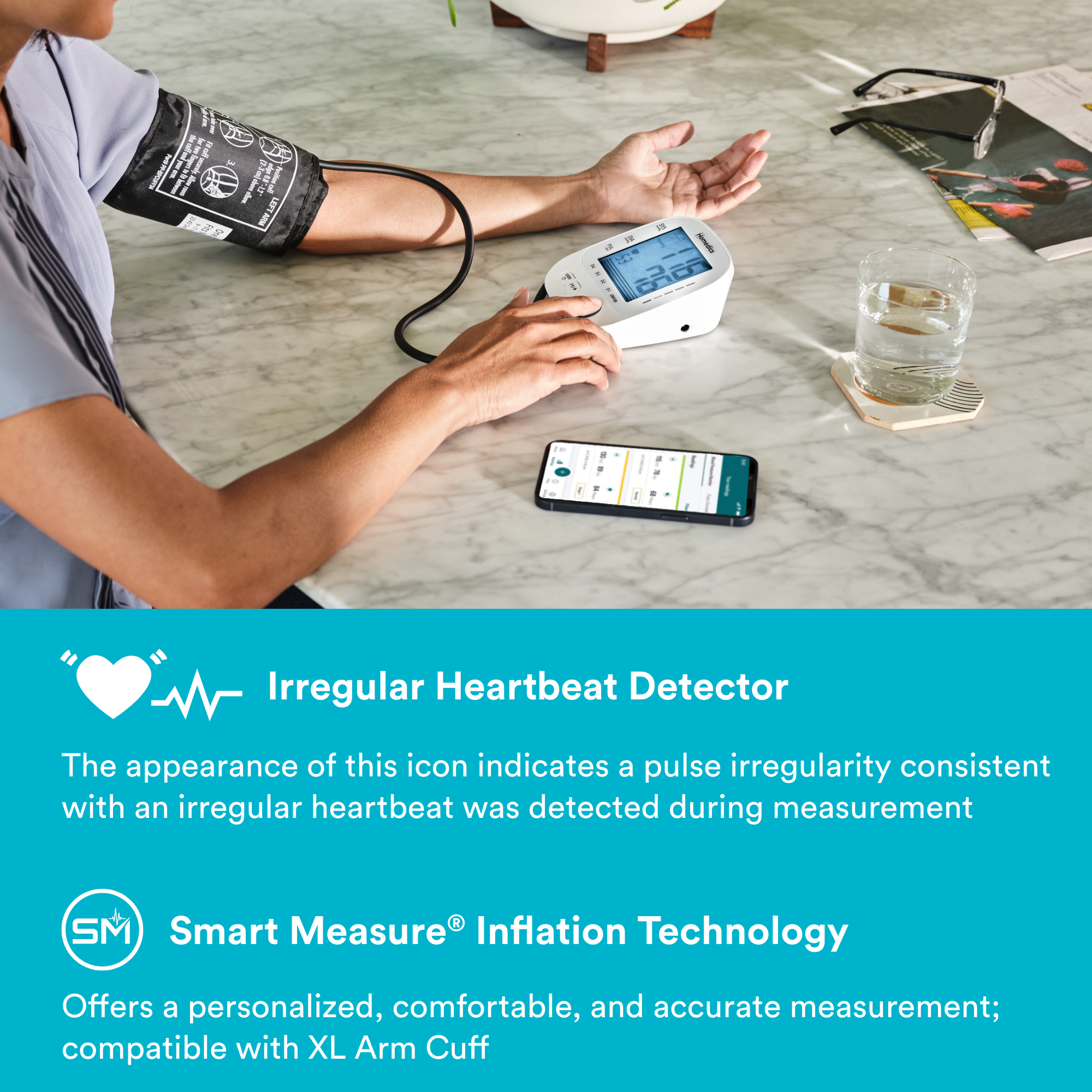 5-Day Trend-at-a-Glance Arm 700 Series Blood Pressure Monitor - Image 5