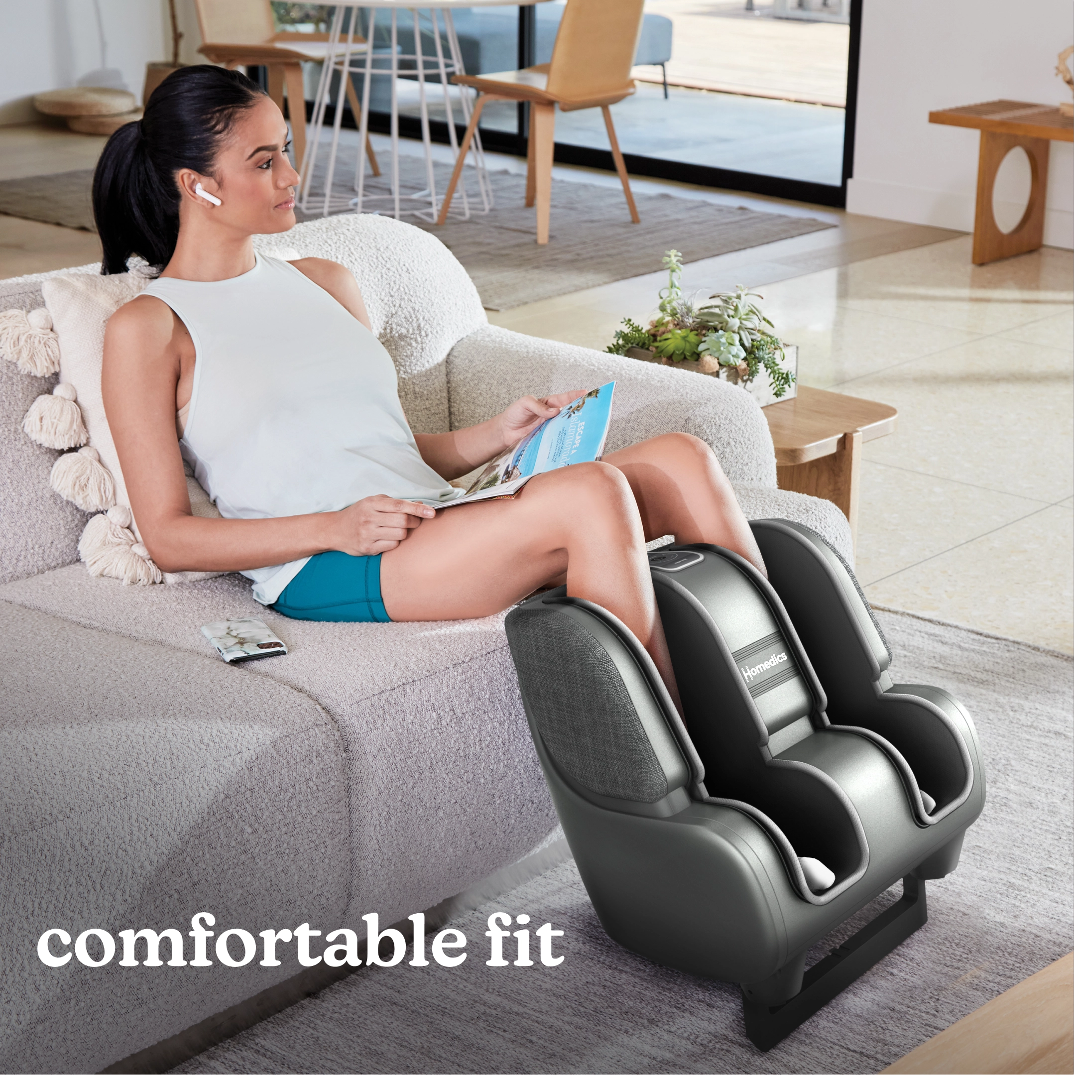 Deluxe Foot & Calf Massager with Heat - Image 5