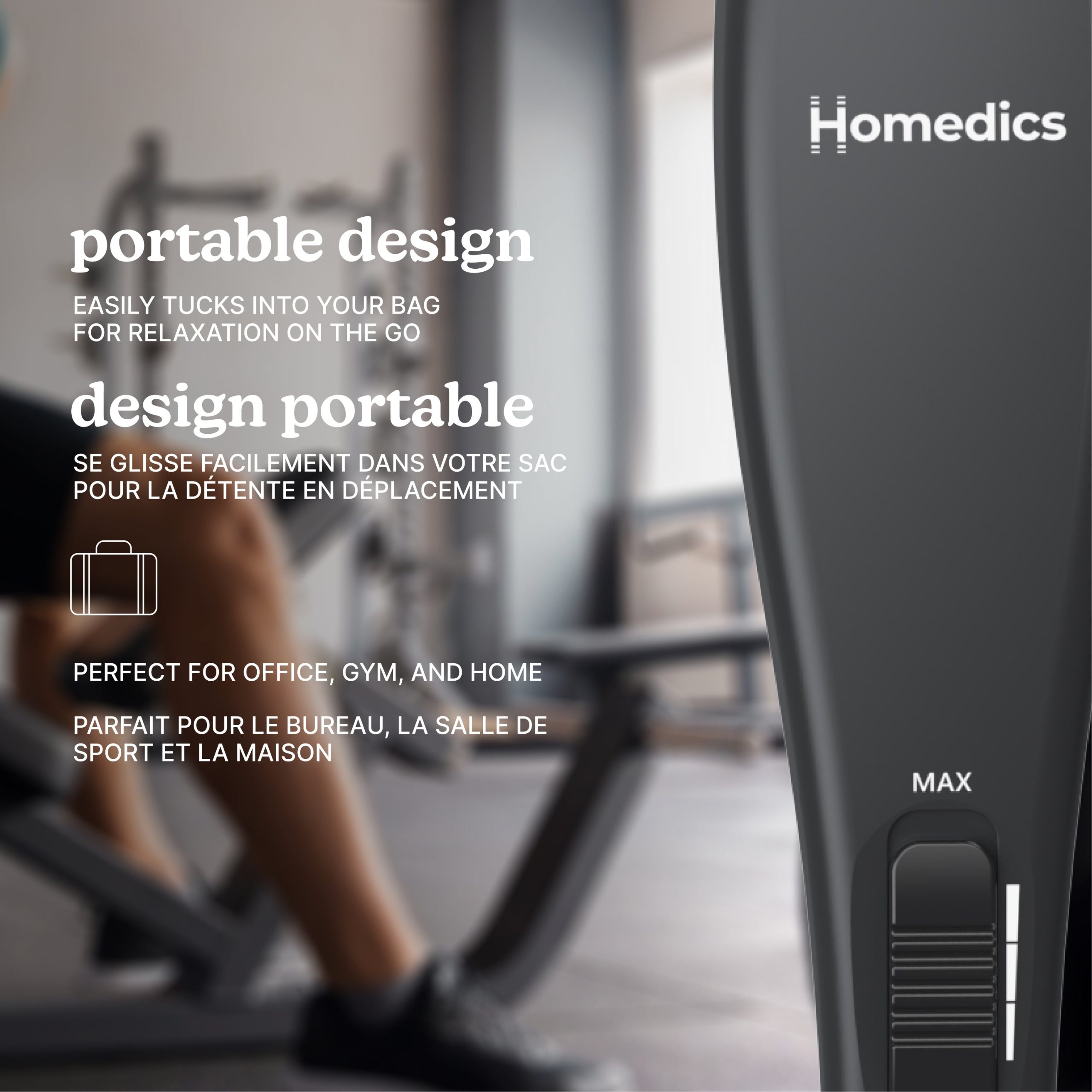 Homedics Rechargeable Deep Tissue Percussion Massager - Image 5