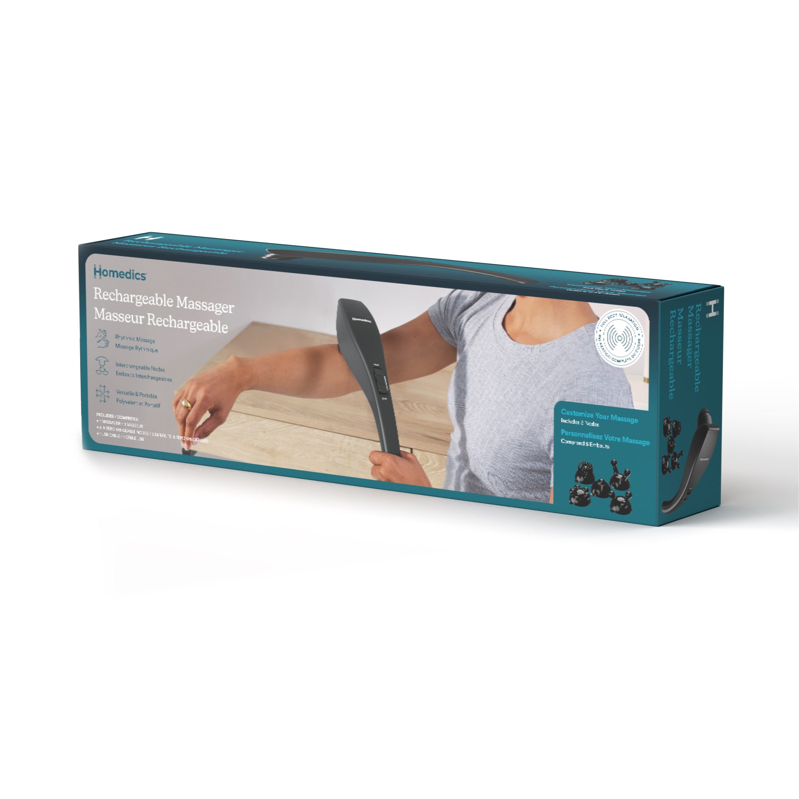 Homedics Rechargeable Deep Tissue Percussion Massager - Image 9