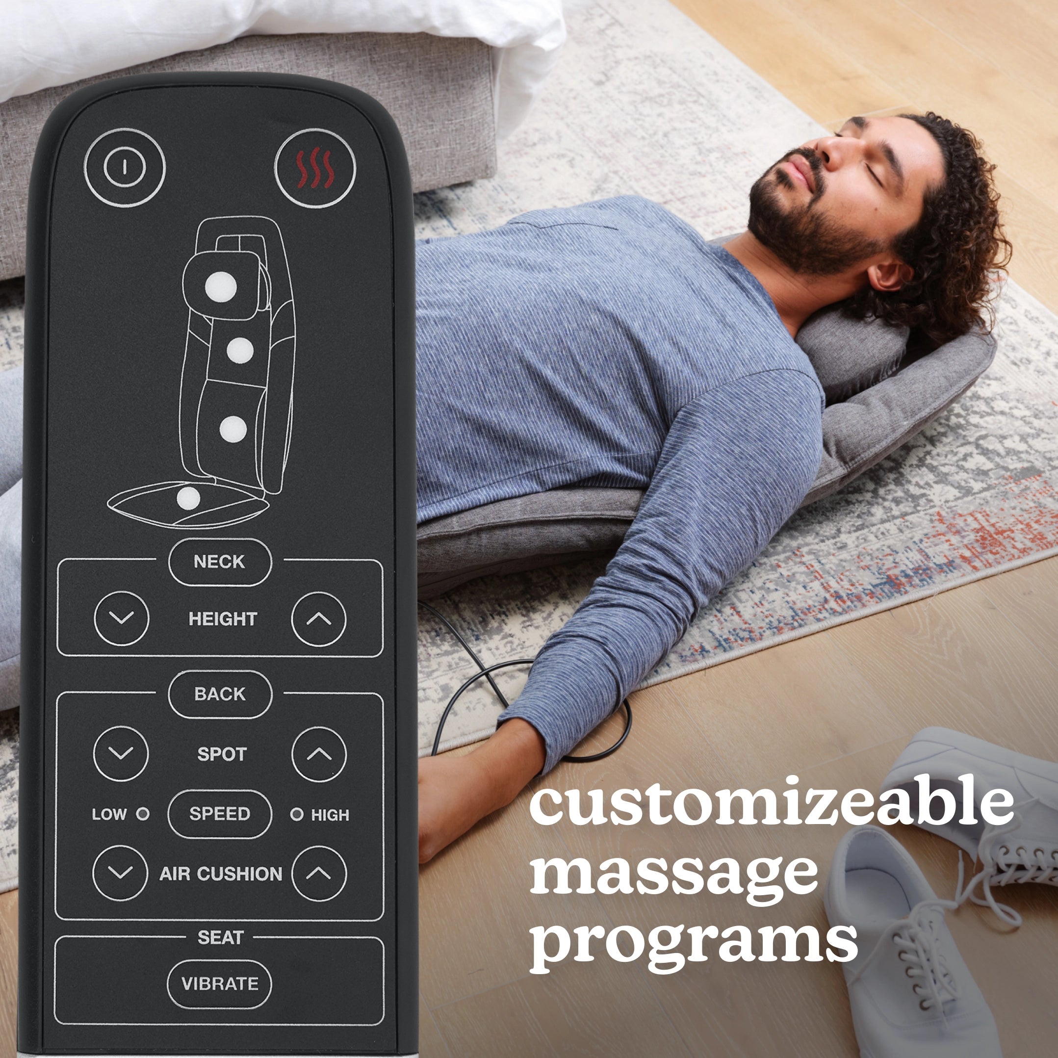 Total Recline Shiatsu Massage Cushion - Image 5