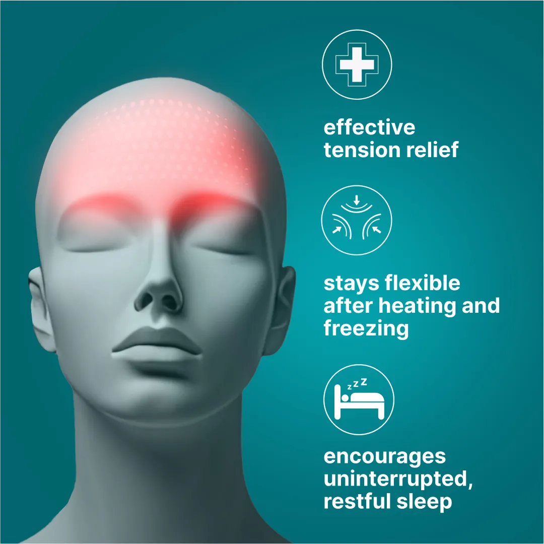 Hot and Cold Relief Gel Head Sleeve - Image 2