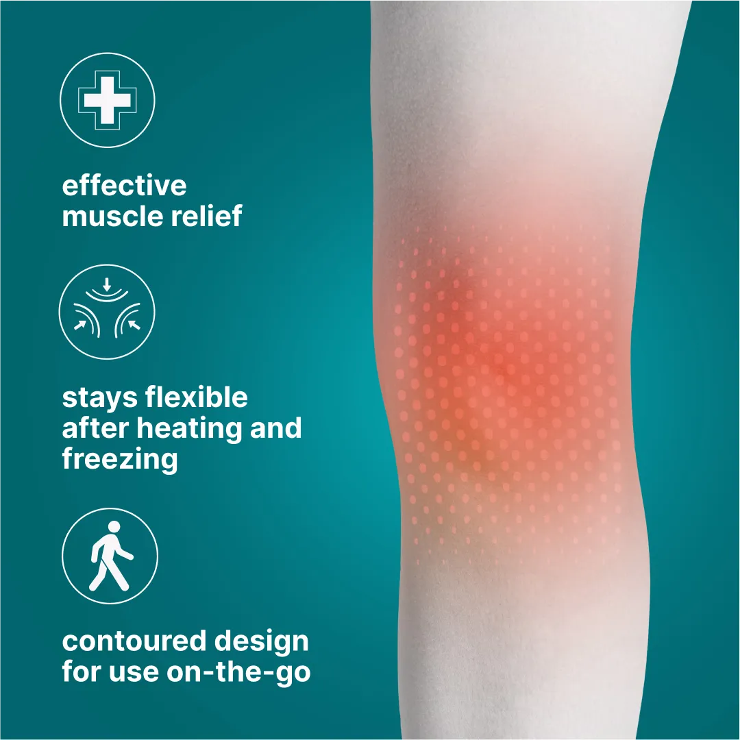 Hot and Cold Relief Gel Knee Sleeve - Image 2