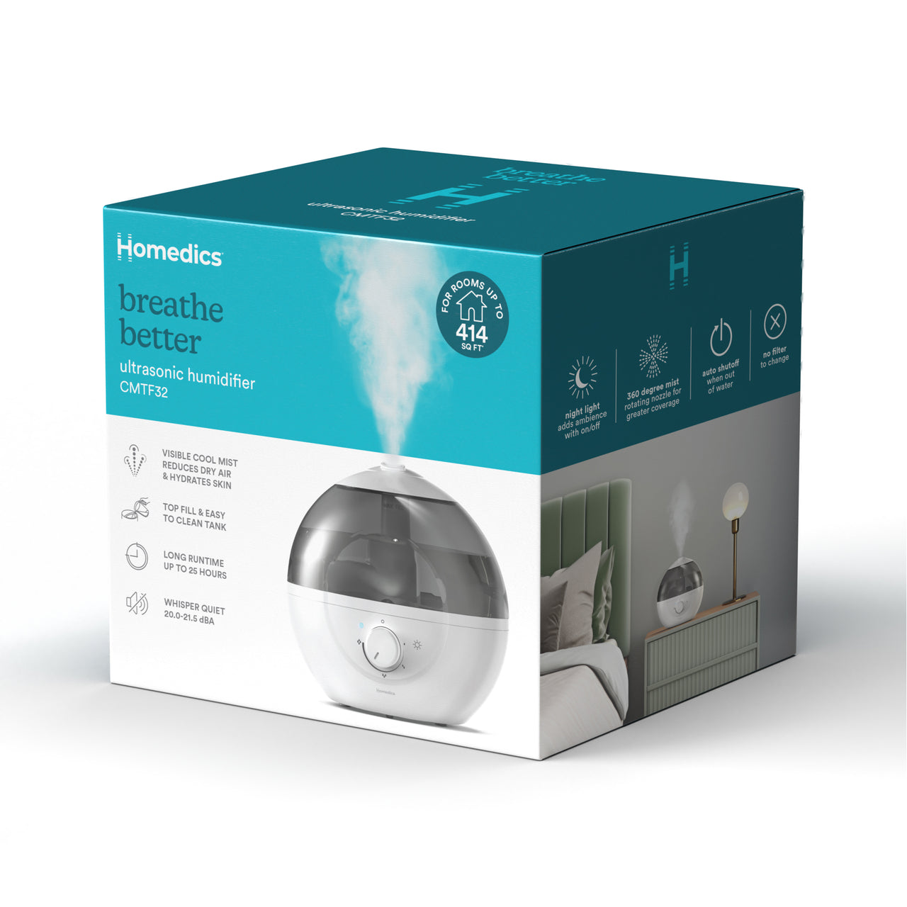 Homedics Ultrasonic Humidifier CMTF32 - Image 11