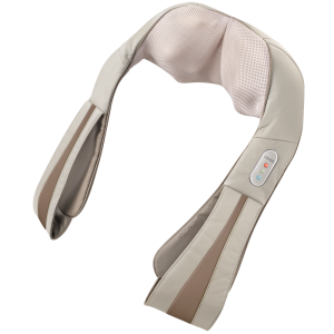 Quad Action Shiatsu Kneading Neck & Shoulder Massager With Heat